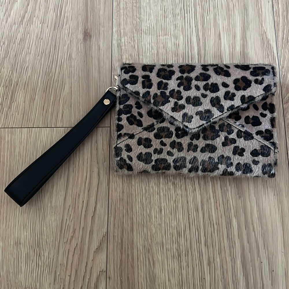 Cheetah Print Wristlet